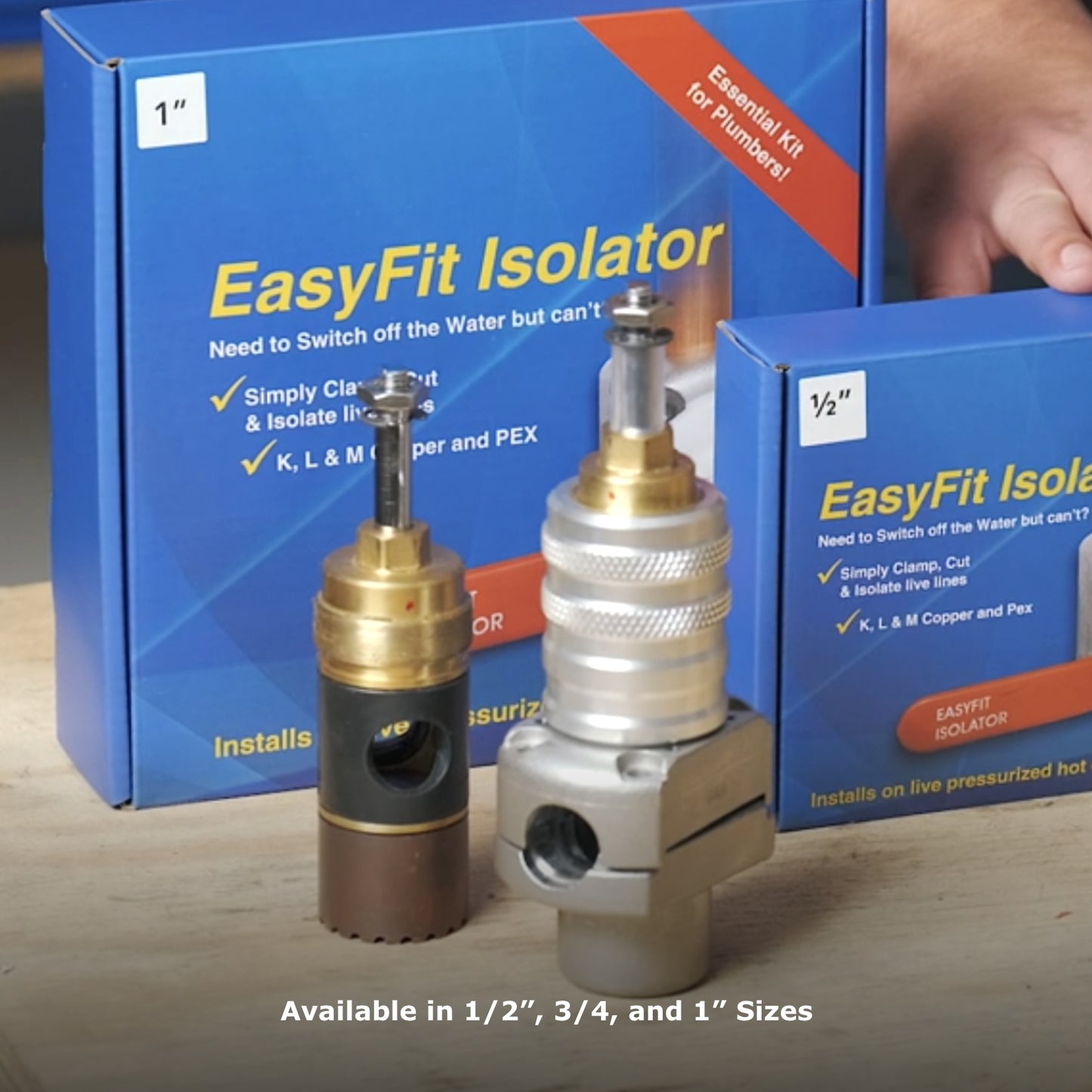 1" EasyFit Isolator Valve, Complete Kit